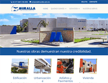 Tablet Screenshot of muralla.com.mx